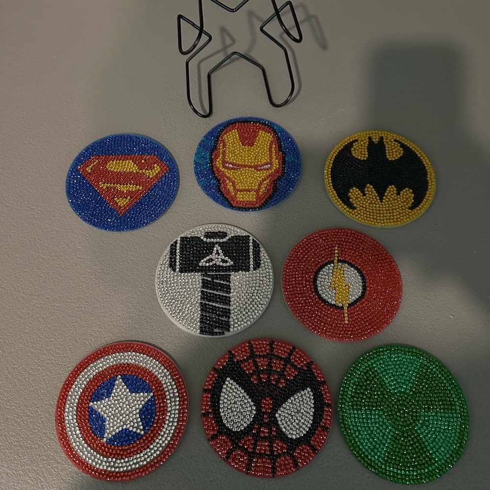 Superhero Coaster Set